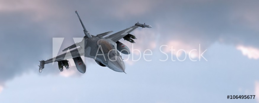 Picture of Fighter jet 3d render